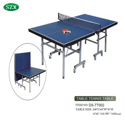 China Mobile Table Tennis Sports Table Tennis Sports SZX 9FT Mobile Standard Table Tennis Table Professional Table Tennis Table for sale