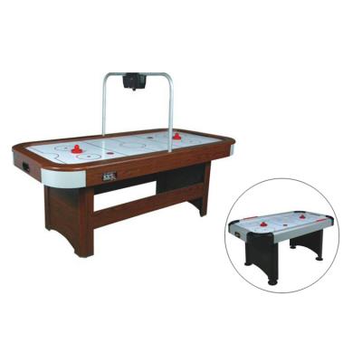 China MDF and pvc laminated with standard mdf and pvc laminated with wooden air hockey table 6ft home use air hockey game board inside SZX 7ft standard buildings for sale for sale