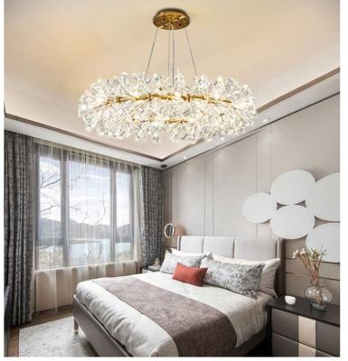 China Contemporary Luxury High Quality Modern Crystal Ring Chandelier for sale