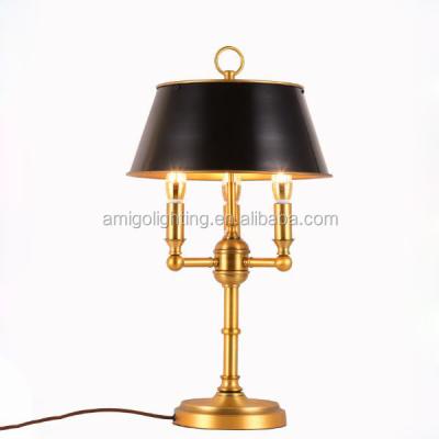 China 2021 modern the new hot sale high quality original classic brass table lamp is suitable for hotel for sale