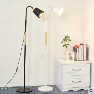 China Modern Nordic simple floor lamp, creative living room, bedroom, dimmable modern study LED reading floor lamp for sale