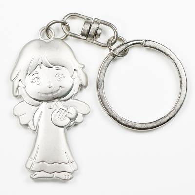 China Decoration Girl Keychains Custom Hard Enamel Angel Key Chain Keychains for sale