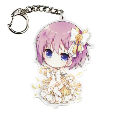 China Promotion Gift 2021 Custom Acrylic Key Chain Anime Key Chain Acrylic Key Chain for sale