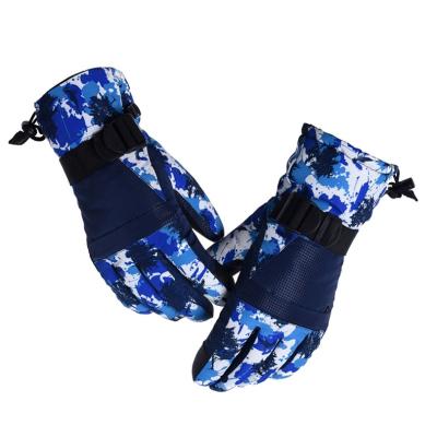 China Kid cartoon thicken outdoor sport cycling waterproof children ski winter warm gloves for kids for sale