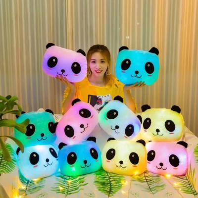 China Plush Doll/Animals/Plush Doll Mascot Pillow/Panda Luminous Cushion Colorful Glowing Character/Pillow Led Soft Toy Light Toys Gift for Girl Children Christmas Birthday for sale