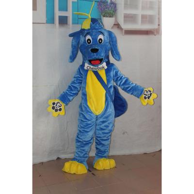 China Happy Island Party Dog Bule Mascots Costumes Promotion Adult Cartoon for sale