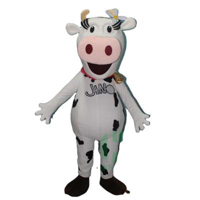 China Factory Direct Party Cow Mascot Costume Animal Cartoon Character Dress On Sale Adult for sale