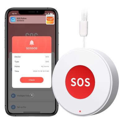 Κίνα Tuya WIFI Smart SOS Call Button Ασύρματος φροντιστής Πέιτζερ Smart Call System Νοσηλευτής που καλεί Γηραιότερους Προειδοποιεί ασθενείς Σύστημα βοήθειας Smart Life προς πώληση