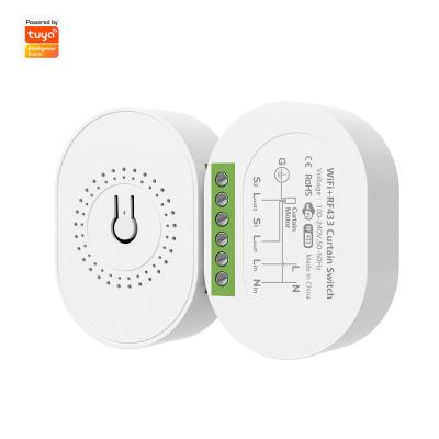 Chine SMATRUL Tuya WiFi RF433 Smart Curtain Switch Module, conçu pour les volets roulants électriques, fonctionne pour Alexa et Google Home à vendre