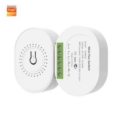 China SMATRUL Tuya WiFi Regulación de velocidad del ventilador inteligente DIY Mini Switch Module Timer de control remoto en apagado 220V para Alexa Google Home en venta