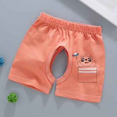 China Pantalones cortos abiertos de la entrepierna de la ropa interior del algodón de los niños finos del algodón del verano recién nacido en venta