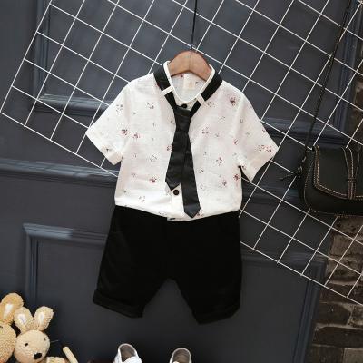 China Summer Fashion Children's Outfit Sets Printed Clothes Kids Cotton Two-Piece Set for sale