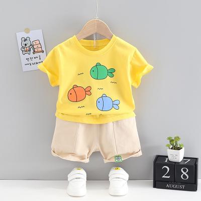 Chine Chemisier supérieur de cou de T-shirt court rond de douille pour l'enfant en bas âge à vendre