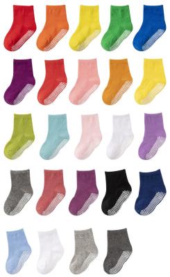 China Low Cut Ankle Short Socks For Children Girls Polyester Non Skid for sale