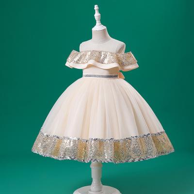 Cina Facoltativo multicolore di progettazione di principessa Skirt Girls Sequin di mezza lunghezza dell'abbigliamento del vestito dei nuovi bambini di estate in vendita