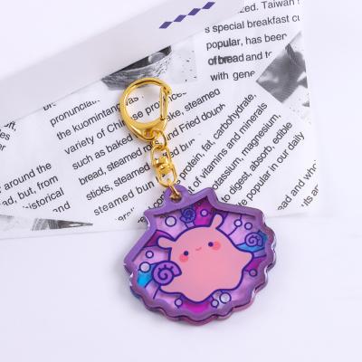 China Animation Products Etc High quality cheap custom cartoon logo key ring  anime animal acrylic keychain for promotion for sale