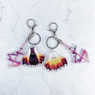 China Animation Products Etc Wholesale acrylic cartoon charms custom printed acrylic keychain make your own design clear plkeychains with charms for sale