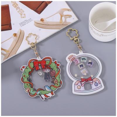 China Animation Products Etc Custom Wholesale Transparent Acrylic keychain Up Set Anime Character Acrylic keychains For Promotional Gifts for sale