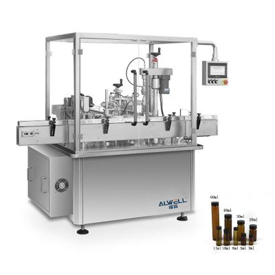 China Double Head Automatic Filling Machine Medical Glass Small Bottle Serum Filling And Sealing Machine Te koop