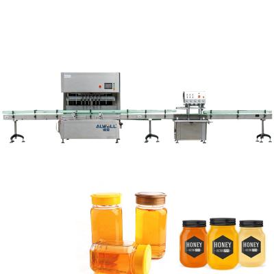 China Fully Automatic Paste Honey Stick Jam Ketchup Filling Capping Labeling Machine for sale