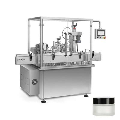 China Automatic Cosmetic Filling Machine With 50ml Liquid Filler Capper for sale