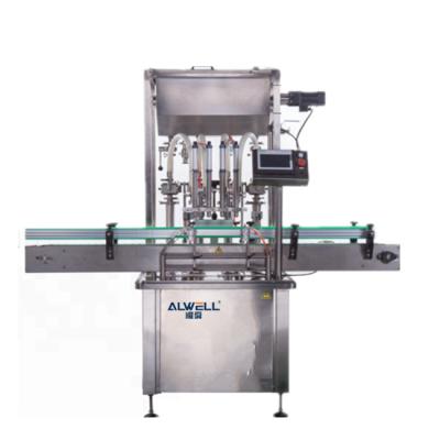 China New Product Automatic Linear Liquid Filling Machine 4 Head for sale