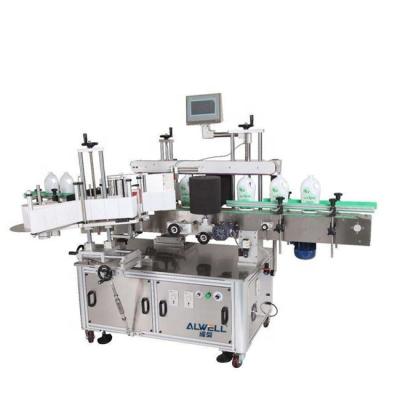 China Round Square Sticker Labeling Machine For PET Bottle Jar Double Side Labeling Machine for sale