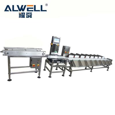 China Automatic Weight Sorting Machine Crab Weight Sorter Machine For Sale for sale