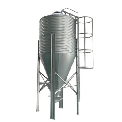 China MUHE Agriculture Industry Chicken Feed Bin Poultry Farm Feed Bins Grain Storage Corn Silo On Hot Sale for sale