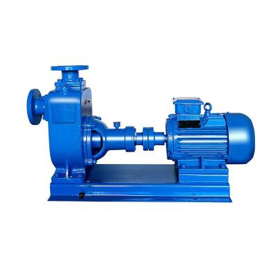 China Commercial Buildings ZW non-clog centrifugal sewage pump self-priming electric pump industrial chemical dirty water for sale