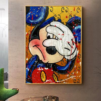 China Waterproof Graffiti Art Painting Street Pop Art Canvas Print On Wall Art Picture Anime Posters For Kid Room for sale