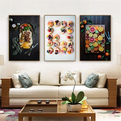 China Nordic modern waterproof home decoration artwork canvas pictures fruit to print wall art kitchen vegetable painting for sale