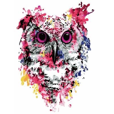 China DIY Eco-Friendly Paint By Number Animal Canvas Acrylic Paint Decoration Paint Coloring By Numbers Parrot Unique Gift For Adults for sale