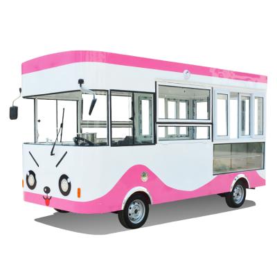 China Multifunctional cookie food trailer selling truck dining car /food trucks in USA for sale