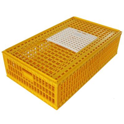 China Farms 96cm Portable Foldable Plastic Poultry Chicken Bird Carrier Cage Hunting Cage for sale