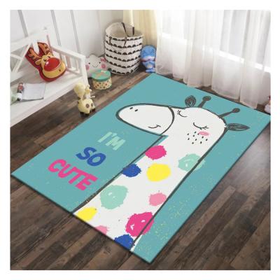 China Modern Custom Size Baby Play Mat Carpet Children Crawling Soft Fluffy Blanket for sale