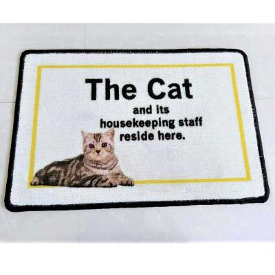 China Washable Custom Design Kitchen Mat Carpet In Front Of Door Anti Fatigue Waterproof Anti-Slip Mat Rug for sale