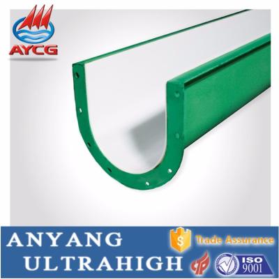 China Impact Resistance UHMWPE Plastic Chute Liner For Concrete Mixer for sale