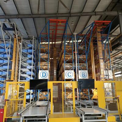 China AS/RS Steel Automatic Storage And Retrieval System Pallet Stacker For Warehouse Racking for sale