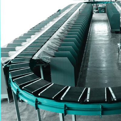 China Cross Belt Sorter Parcel Sorting Compound Cross Belt Conveyor System YL-8200 for sale