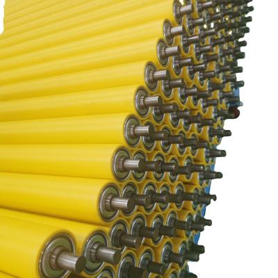 China Wear Resistance Customized PU / PVC Rubber Roller For Conveyor Roller Equipment for sale