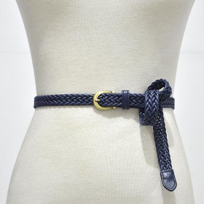 China Durable Wax Wild Rope Dress Belt Fashion Vintage Belt Leisure Cloth Simple Belt bg-497 for sale