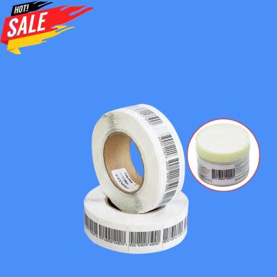 China Standard Supermarket Anti-loss Alarm Device Labels With White And Black Color And Barcode for sale