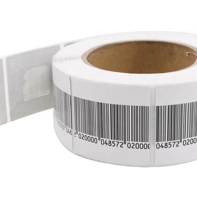 China Transparent Supermarket Security Label Anti Theft 8.2mhz Eas RF Label For Clothing Store for sale