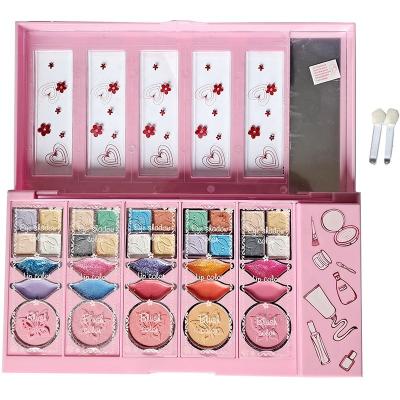 China Real makeup girl toys, kids makeup kit for girls, makeup toy for girls 32.8*30.8*4.3cm for sale