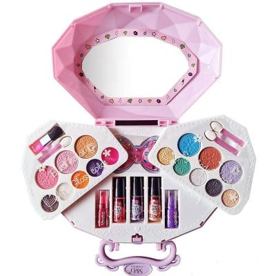 China Kids Makeup Kit for Girls, Princess Real Washable Makeup Kit, Non-Toxic Makeup Beauty Set Christmas Gift 35*30*8cm for sale