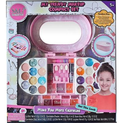 China Kids Makeup Kit for Girls, Real Washable Princess Makeup Kit, Non-Toxic Jelly Makeup Beauty Set Christmas Gift 27.5*5*30.5cm for sale