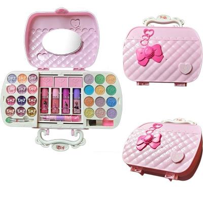 China Real makeup girl toys, washable, kids makeup kit for girls, makeup set cosmetic beauty set for kids 28*33*5.2cm for sale