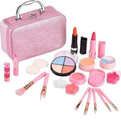 China Amazon Hot Sale Makeup Toys for Kids, Real Safe Washable Cosmetics and Non-Toxic Beauty Set for Party Christmas Birthday 31*25.5*5cm for sale