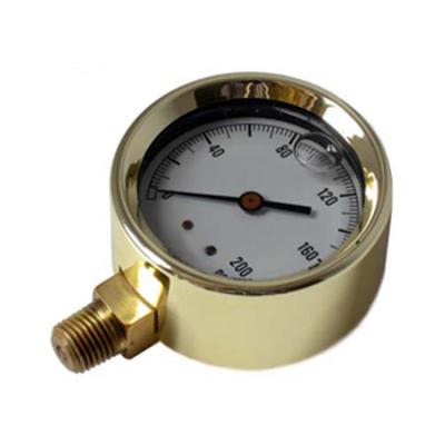 China Forged Brass Stainless Steel Case Pressure Gauge SCG Series for sale